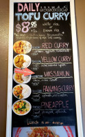 Thai Curry Simple menu