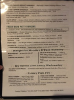 Trina O’malley’s menu