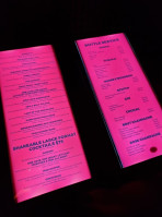 The Tipsy Alchemist menu