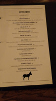 The Mule Napa menu