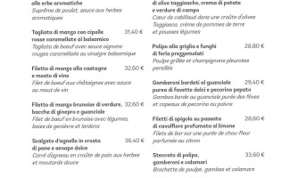 Auberge Edesia menu