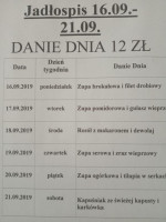 Pod Kasztami menu