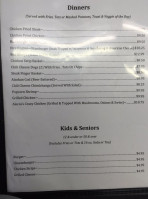 Chuckwagon menu