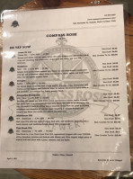 Compass Rose Brewery menu