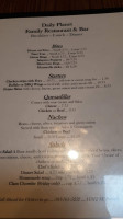 The Daily Planet menu