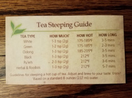 The Spice Tea Exchange Of Portsmouth menu