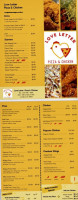 Love Letter Pizza Chicken menu