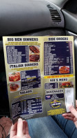 Big Ben Pizza menu