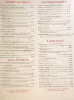 Mamma Mia's Pizza Pasta menu