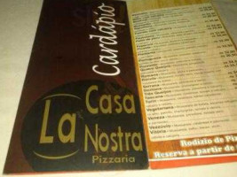 La Casa Nostra Pizzaria food