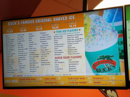 Bahama Buck's El Paso (redd Road) menu