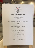 Hudson Valley Marshmallow Company menu