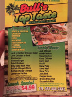 Bull Top Taste Jamaican menu