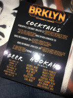 Brklyn Kitchen Lounge menu