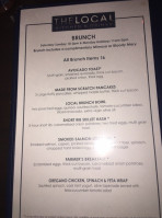 The Local Kitchen Drinks Of Waltham menu