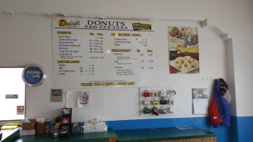 Daylight Donuts menu