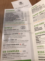 Grassburger (abq Nw) menu