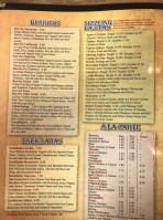 Blue Agave's Mexican Grill menu