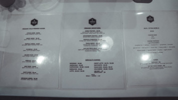 Virtue Juice menu