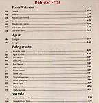 Café e Bristro menu