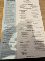 Landry's Seafood menu