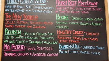 Landmark Deli Hero menu