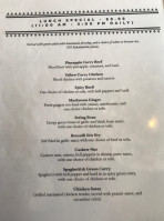 Siam Casa Thai Cuisine menu