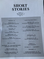 Short Stories menu