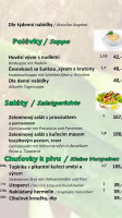Restaurace Emrammus menu