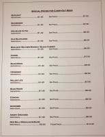 Marlinton Motor Inn menu