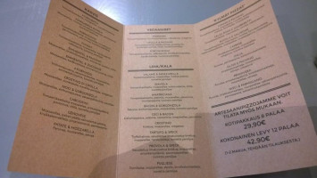 Pizzarium menu