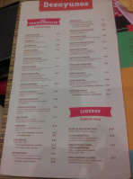 La Inter menu