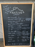 Native Kitchen menu