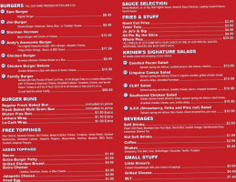 Main Event Grill East menu