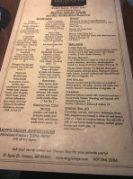 Mcgivney's Sports Grill menu