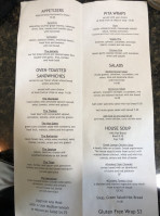 Sophia's Cafe menu