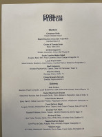 Fork Plough menu
