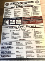 Sliders Grill Middletown, Ct menu