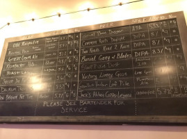 Gebhard's Beer Culture menu