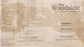 Woodside Deli menu