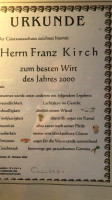 Schnitzel Franz menu
