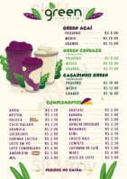 Green Açaí food