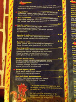 Ahora Restaurant Mexicain menu