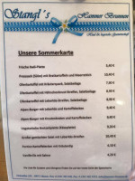 Stangl's Hammer Brunnen menu