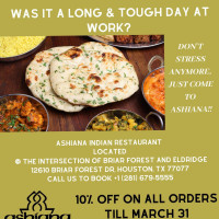 Ashiana Indian Restaurant food