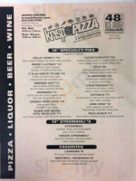 Krisp Pizza menu