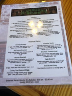 Flanagan's Pub menu