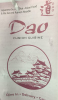 Dao Fusion Cuisine Lounge food