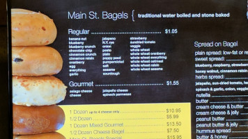 Main Street Bagels food