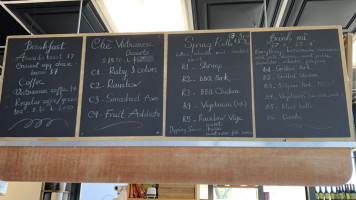 Kibi's Cafe Walnut Creek menu